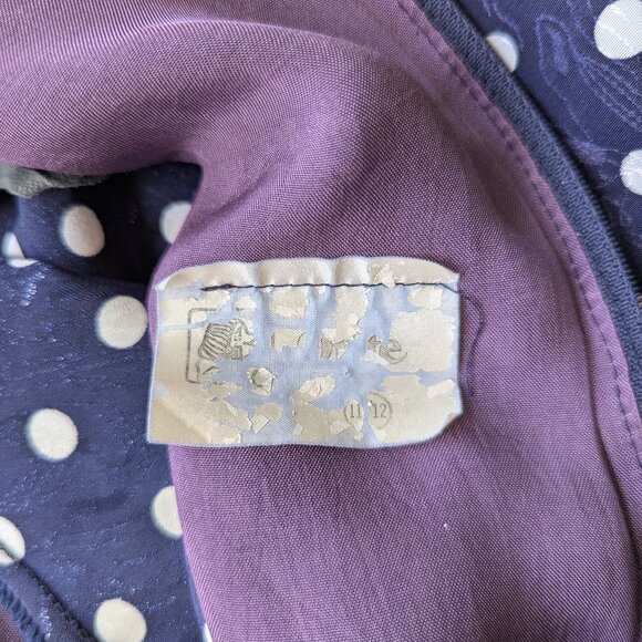 80s Polka Dot Dress - Picture 5 of 6